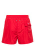 drawstring-waist swim shorts
